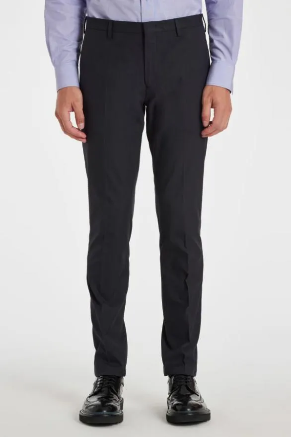 Paul Smith Pants SlimFit CottonStretch Chinos Dark Navy 8211 Mens