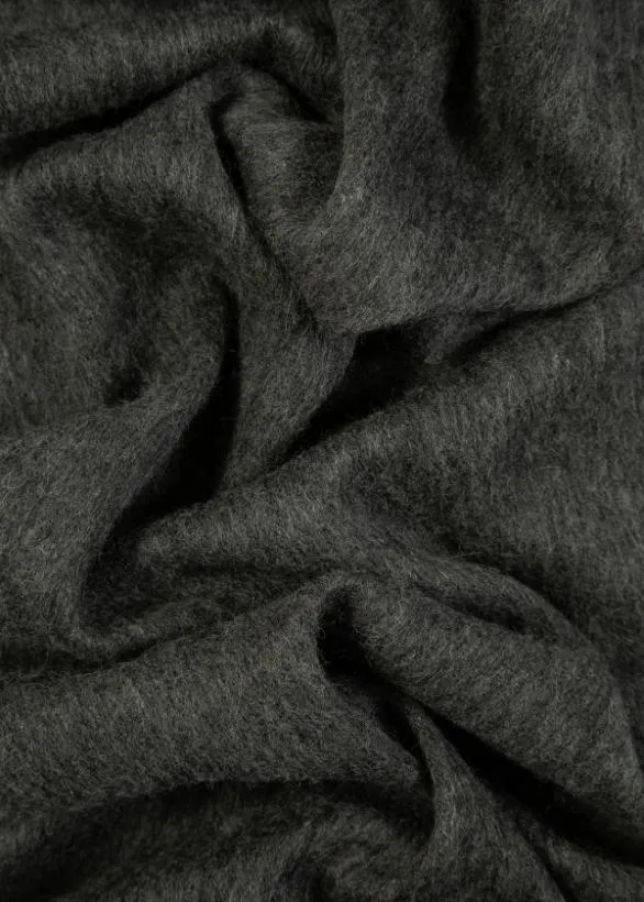Paul Smith Scarves Lambswool Zebra Scarf Charcoal Grey 8211 Mens