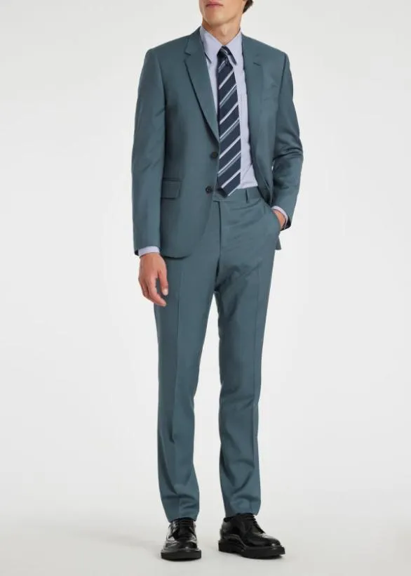Paul Smith Shirts EndonEnd Cotton Shirt Blue 8211 Mens