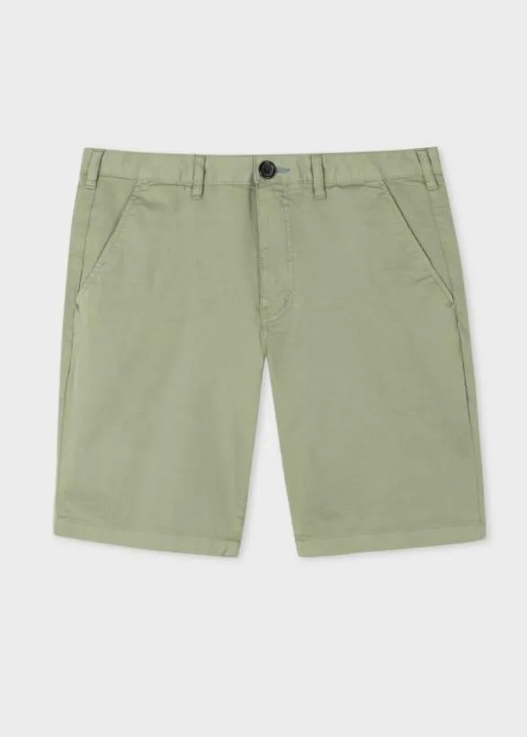 Paul Smith Shorts StretchCotton Shorts Khaki 8211 Mens