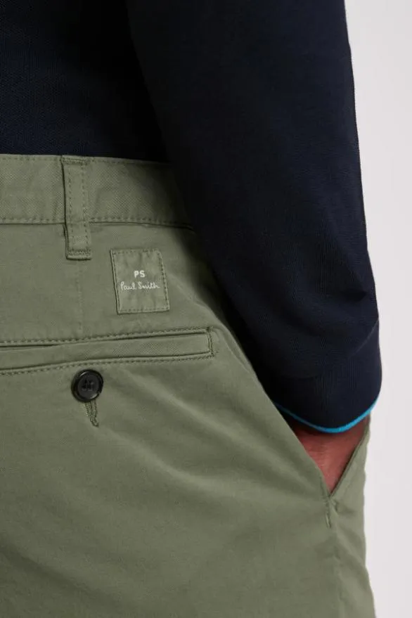 Paul Smith Shorts StretchCotton Shorts Khaki 8211 Mens