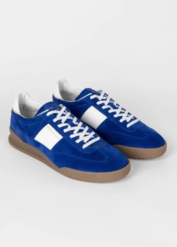 Paul Smith Sneakers Suede 039Dover039 Trainers Cobalt Blue 8211 Mens