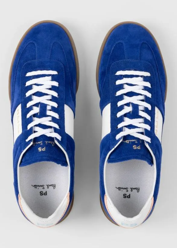 Paul Smith Sneakers Suede 039Dover039 Trainers Cobalt Blue 8211 Mens