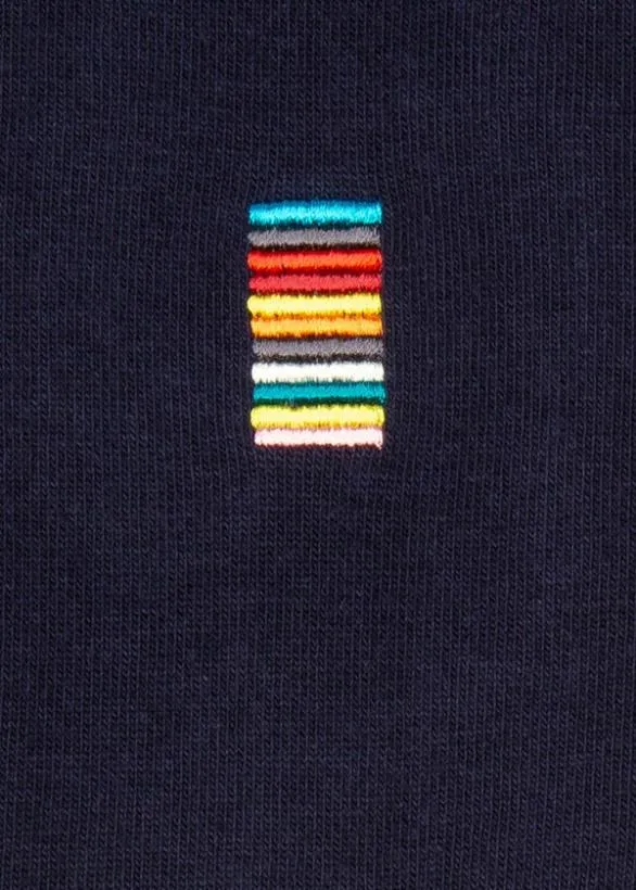 Paul Smith Socks Embroidered 039Signature Stripe039 Socks Navy 8211 Mens