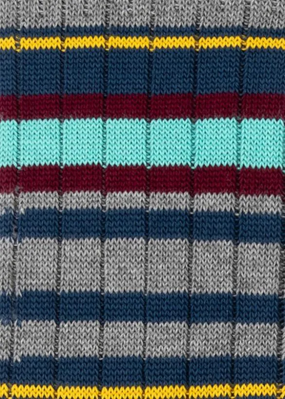 Paul Smith Socks Ribbed Stripe Socks Three Pack Multicolour 8211 Mens