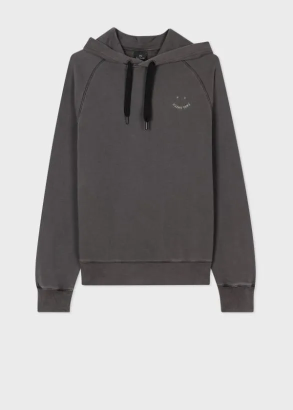Paul Smith Sweatshirts and Hoodies 039Happy039 Hoodie Charcoal Grey 8211 Mens Paul Smith Sweatshirts and Hoodies 039Happy039 Hoodie Charcoal Grey 8211 Mens