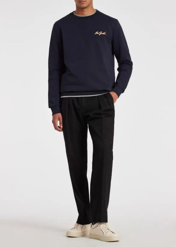 Paul Smith Sweatshirts and Hoodies Shadow Logo Sweatshirt Navy 8211 Mens
