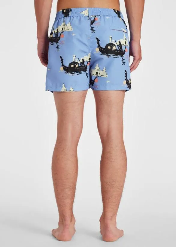 Paul Smith Swimwear 039Gondolas039 Swim Shorts Blue 8211 Mens