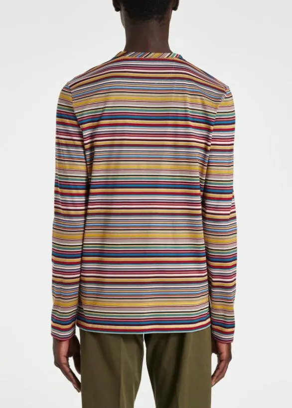 Paul Smith TShirts 039Signature Stripe039 Long Sleeve TShirt Signature Stripe 8211 Mens