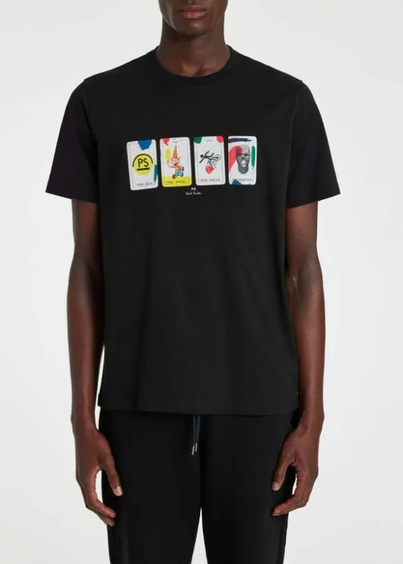 Paul Smith TShirts 039Tarot Cards039 TShirt Black 8211 Mens