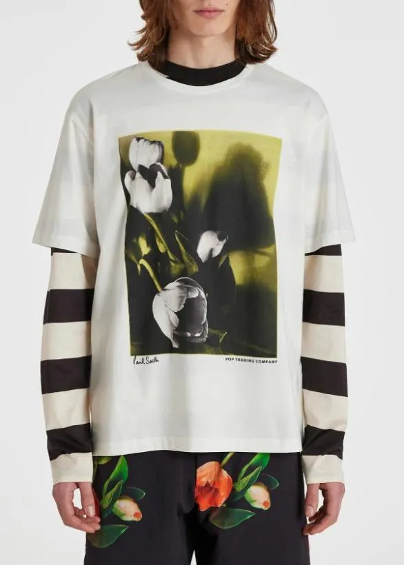 Paul Smith TShirts 039Tulip039 TShirt White 8211 Mens