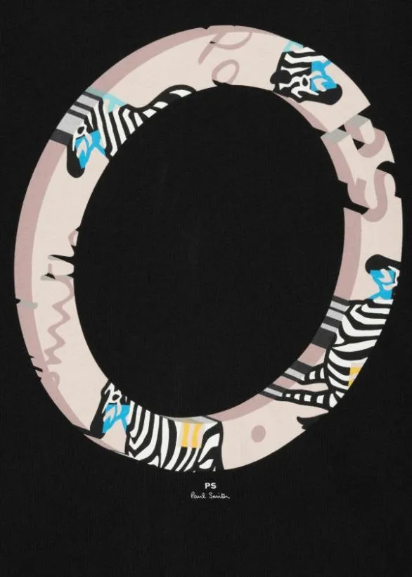 Paul Smith TShirts 039Zebra Ring039 TShirt Black 8211 Mens