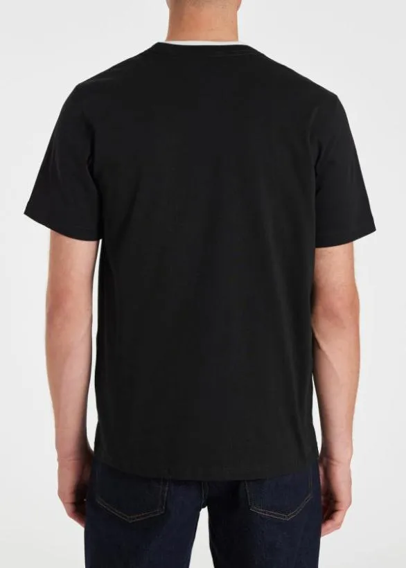 Paul Smith TShirts 039Zebra Ring039 TShirt Black 8211 Mens