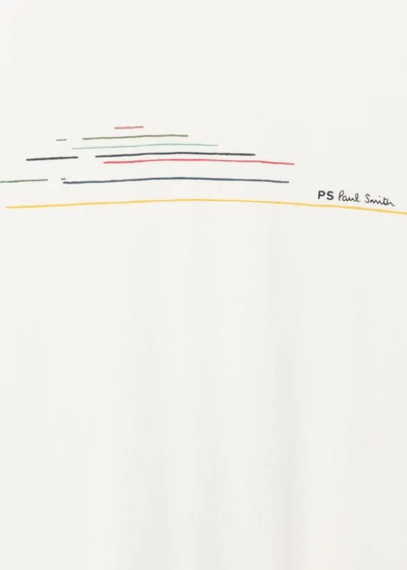 Paul Smith TShirts Chest Stripe TShirt White 8211 Mens