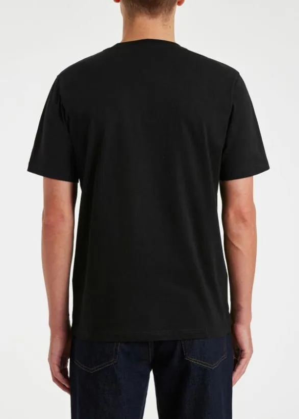Paul Smith TShirts Organic Cotton 039Astronaut039 TShirt Black 8211 Mens