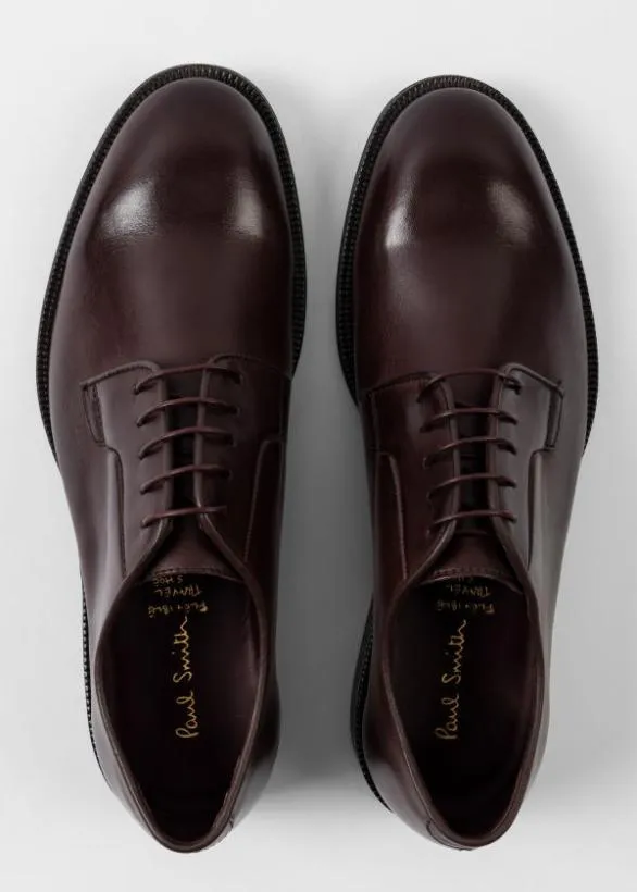 Paul Smith Tailoring 039Chester039 Flexible Travel Shoes Damson 8211 Mens