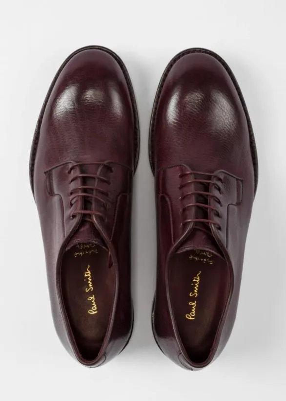 Paul Smith Tailoring 039Chester039 Flexible Travel Shoes Damson 8211 Mens