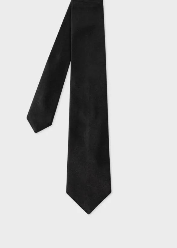 Paul Smith Tailoring Silk Tie Black 8211 Mens