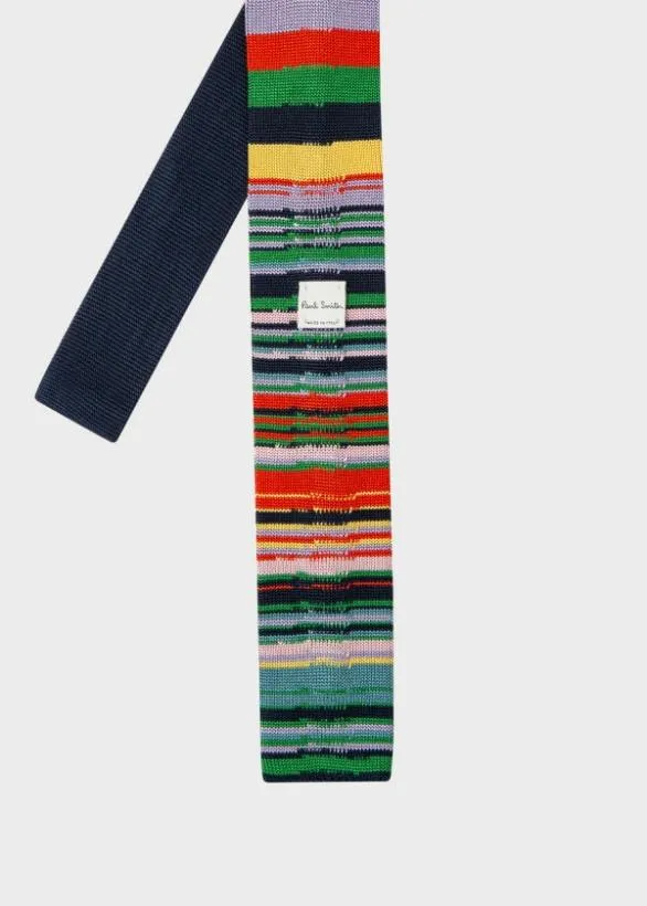 Paul Smith Ties 039Multi Stripe039 Knitted Tie Multistripe 8211 Mens