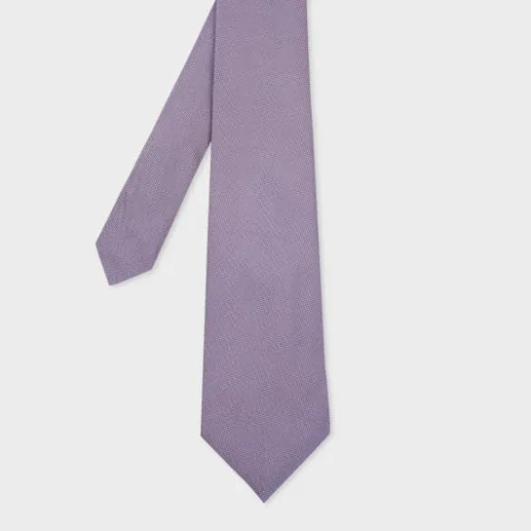 Paul Smith Ties Silk Tie Lilac 8211 Mens