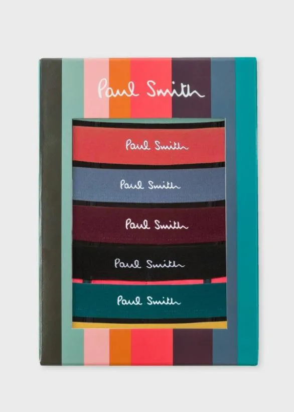 Paul Smith Underwear 039Artist Stripe039 Mixed Boxer Briefs Seven Pack Multicolour 8211 Mens