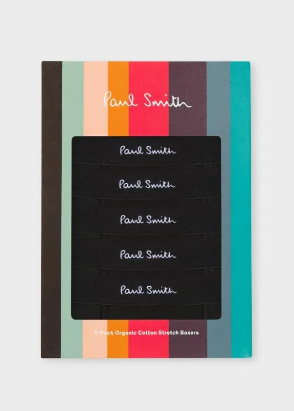 Paul Smith Underwear Boxer Briefs Five Pack Black 8211 Mens