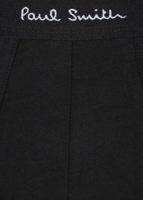 Paul Smith Underwear Long Boxer Briefs Three Pack Black 8211 Mens