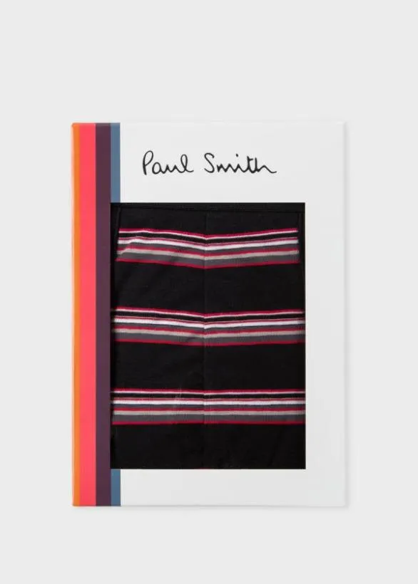 Paul Smith Underwear Paul Smith and Manchester United 8211 LowRise Boxer Briefs Black 8211 Mens