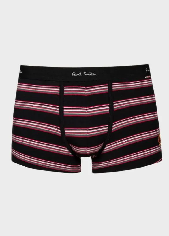 Paul Smith Underwear Paul Smith and Manchester United 8211 LowRise Boxer Briefs Black 8211 Mens