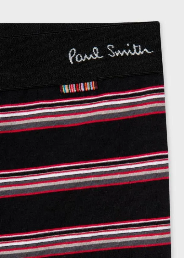 Paul Smith Underwear Paul Smith and Manchester United 8211 LowRise Boxer Briefs Black 8211 Mens