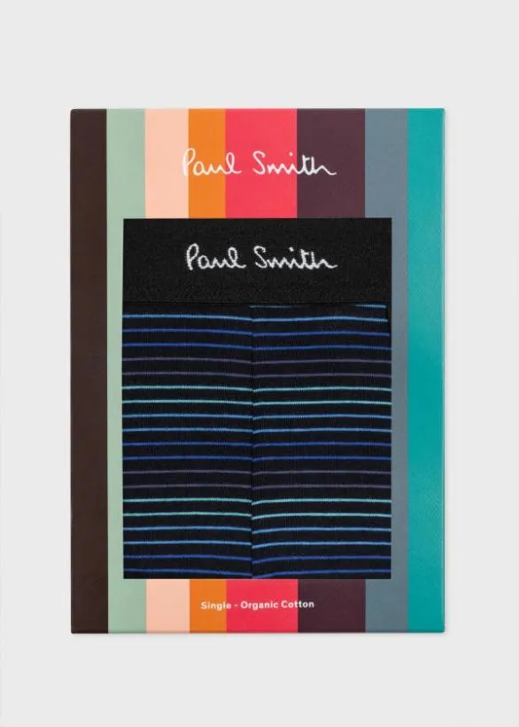 Paul Smith Underwear Pinstripe LowRise Boxer Briefs Black 8211 Mens
