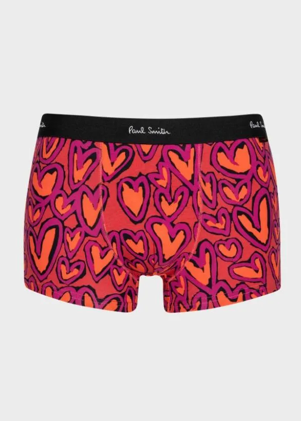 Paul Smith Underwear Red 039Crayon Hearts039 LowRise Boxer Briefs Red 8211 Mens Paul Smith Underwear Red 039Crayon Hearts039 LowRise Boxer Briefs Red 8211 Mens