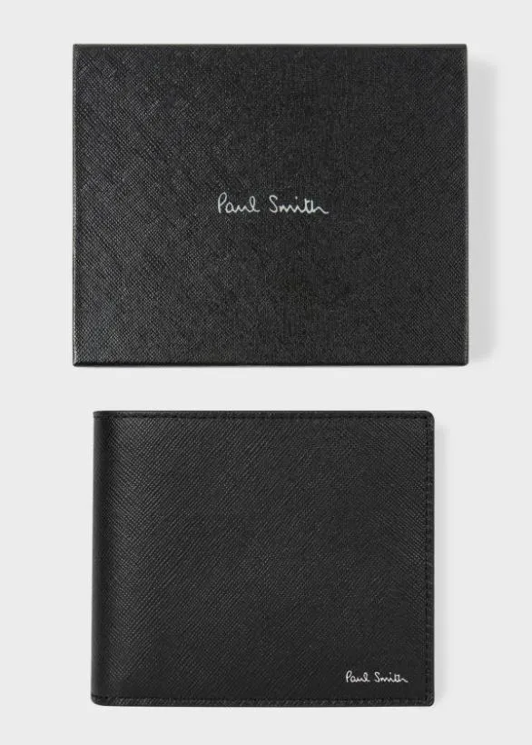 Paul Smith Wallets 039Signature Stripe Balloon039 Interior Billfold Wallet Black 8211 Mens