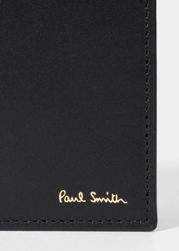 Paul Smith Wallets Leather 039Signature Stripe039 Interior Billfold Wallet Black 8211 Mens