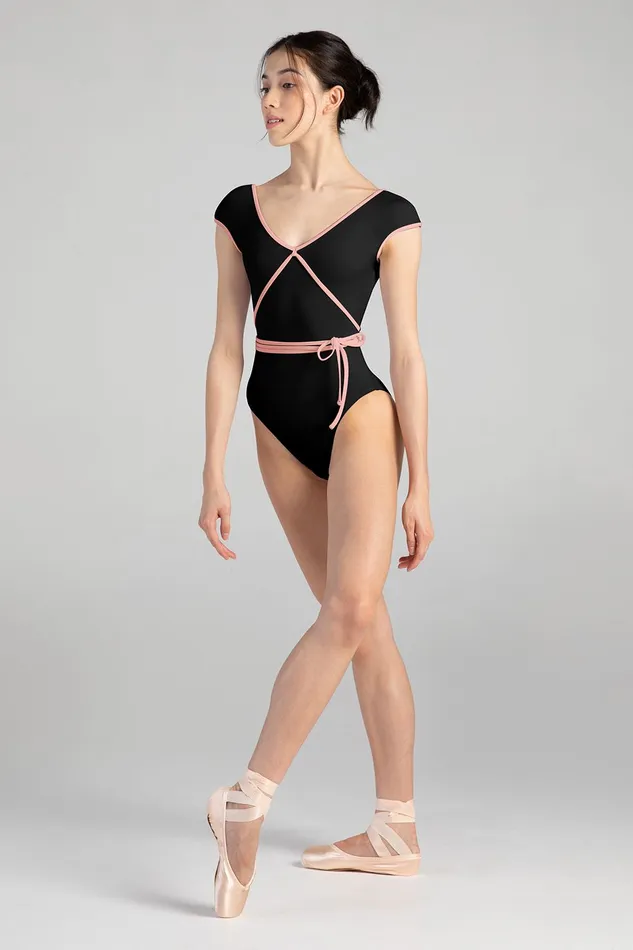 Performance Bloch Adult Ladies Liberty Cap Sleeve Leotard Black