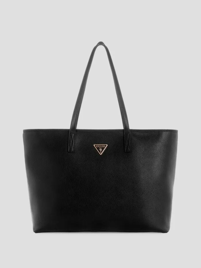 Power Play Large Tech Tote Black Handbags GUESS Women