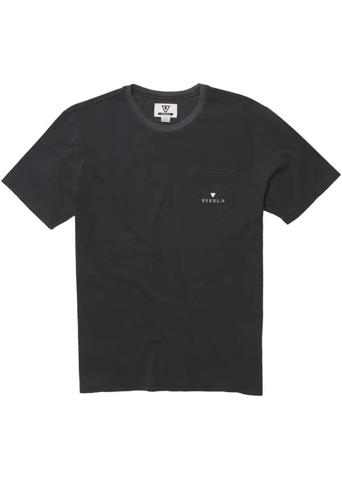 Premium Tees Hula Hips Ss Pkt Tee Phantom Vissla Men Premium Tees Hula Hips Ss Pkt Tee Phantom Vissla Men