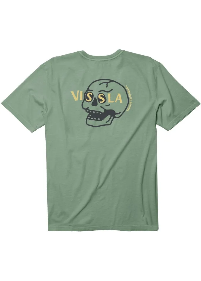 Premium Tees Vissla Men Skully Ss Pkt Tee Pine