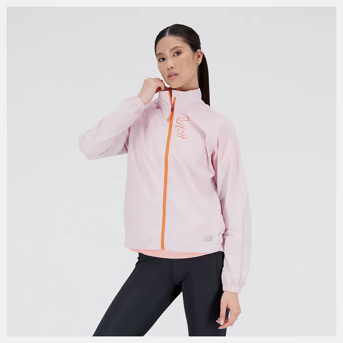 Printed Impact Run Light Pack Jacket STONE PINK Women Jackets and Vests New Balance Printed Impact Run Light Pack Jacket STONE PINK Women Jackets and Vests New Balance