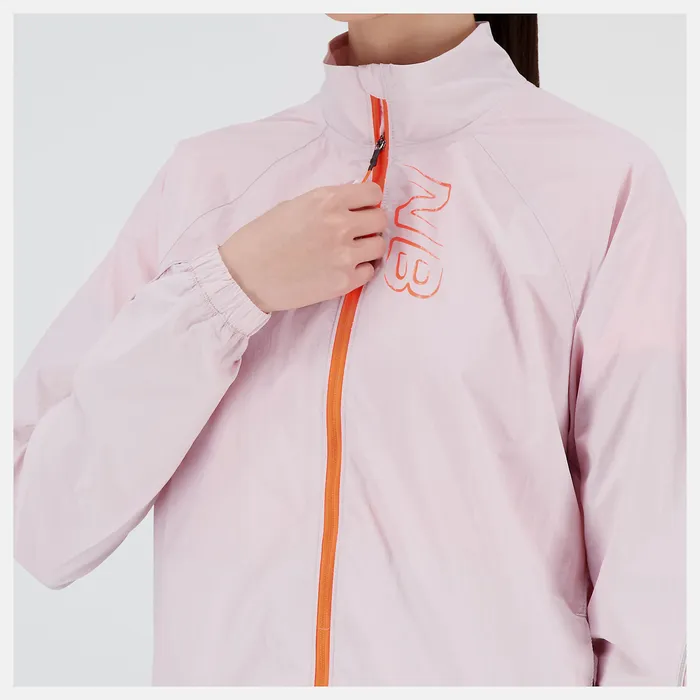 Printed Impact Run Light Pack Jacket STONE PINK Women Jackets and Vests New Balance Printed Impact Run Light Pack Jacket STONE PINK Women Jackets and Vests New Balance