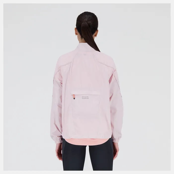 Printed Impact Run Light Pack Jacket STONE PINK Women Jackets and Vests New Balance Printed Impact Run Light Pack Jacket STONE PINK Women Jackets and Vests New Balance