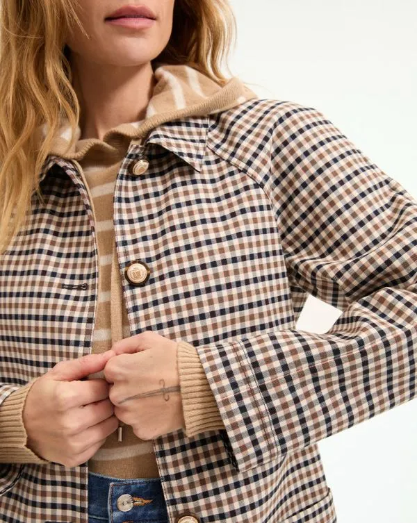 Quinton Plaid Coat Ivory Multi Women Veronica Beard Jackets and Outerwear Quinton Plaid Coat Ivory Multi Women Veronica Beard Jackets and Outerwear