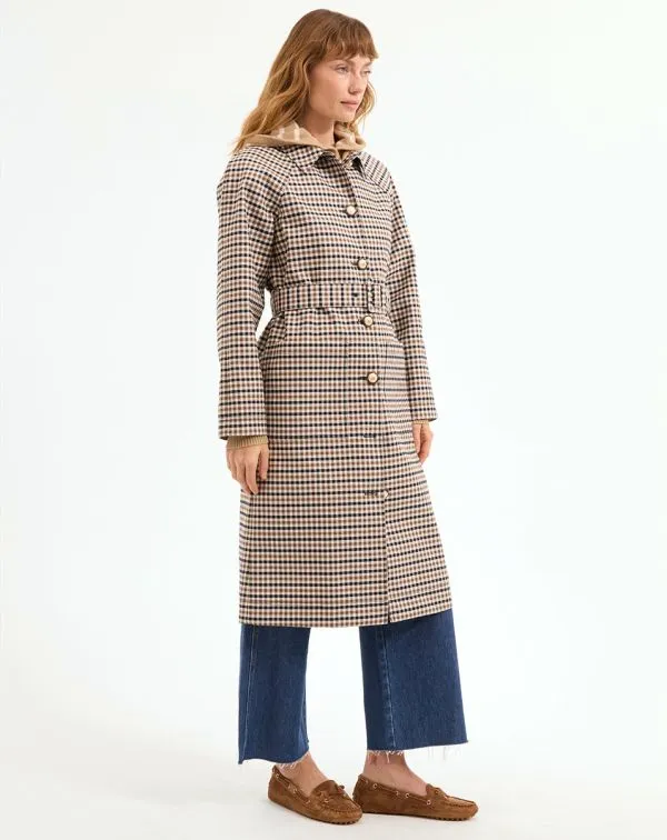 Quinton Plaid Coat Ivory Multi Women Veronica Beard Jackets and Outerwear Quinton Plaid Coat Ivory Multi Women Veronica Beard Jackets and Outerwear