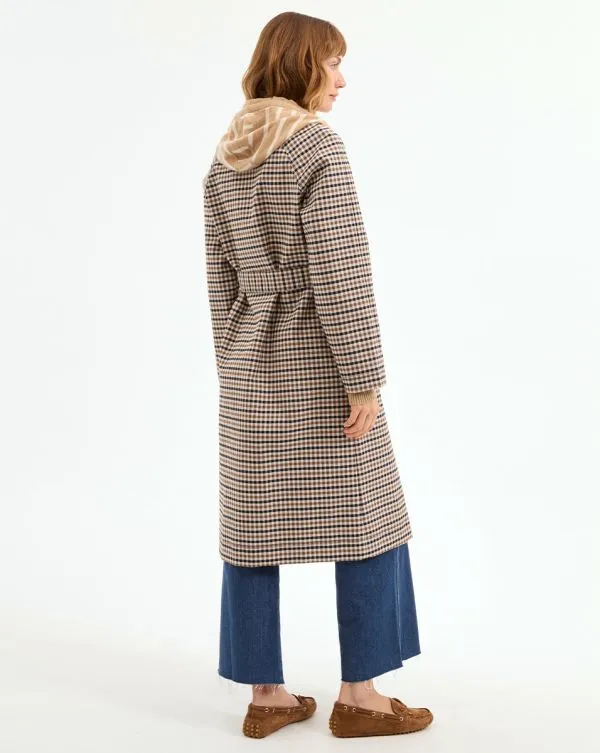 Quinton Plaid Coat Ivory Multi Women Veronica Beard Jackets and Outerwear Quinton Plaid Coat Ivory Multi Women Veronica Beard Jackets and Outerwear