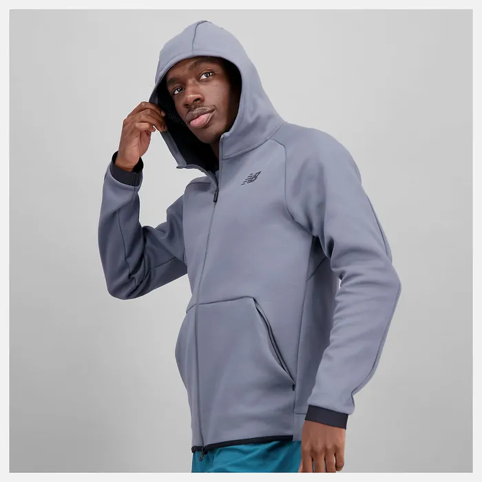 RWTech Fleece Full Zip LEAD Jackets and Vests New Balance Men RWTech Fleece Full Zip LEAD Jackets and Vests New Balance Men