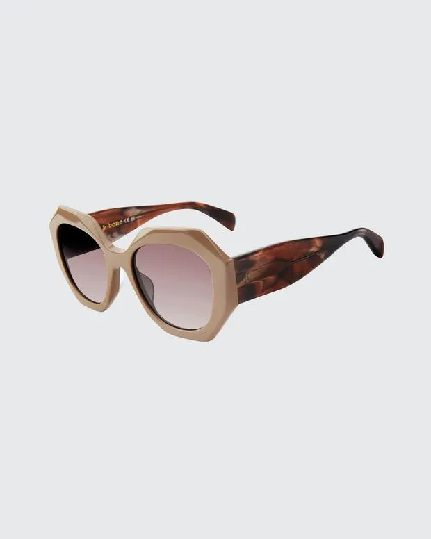rag and bone Brandi BrownHavana Women Sunglasses
