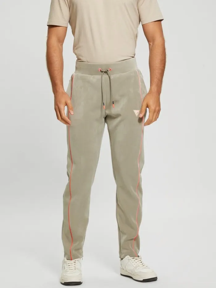 Randell FauxSuede Pants Mossy Green Pants and Shorts GUESS Men Randell FauxSuede Pants Mossy Green Pants and Shorts GUESS Men