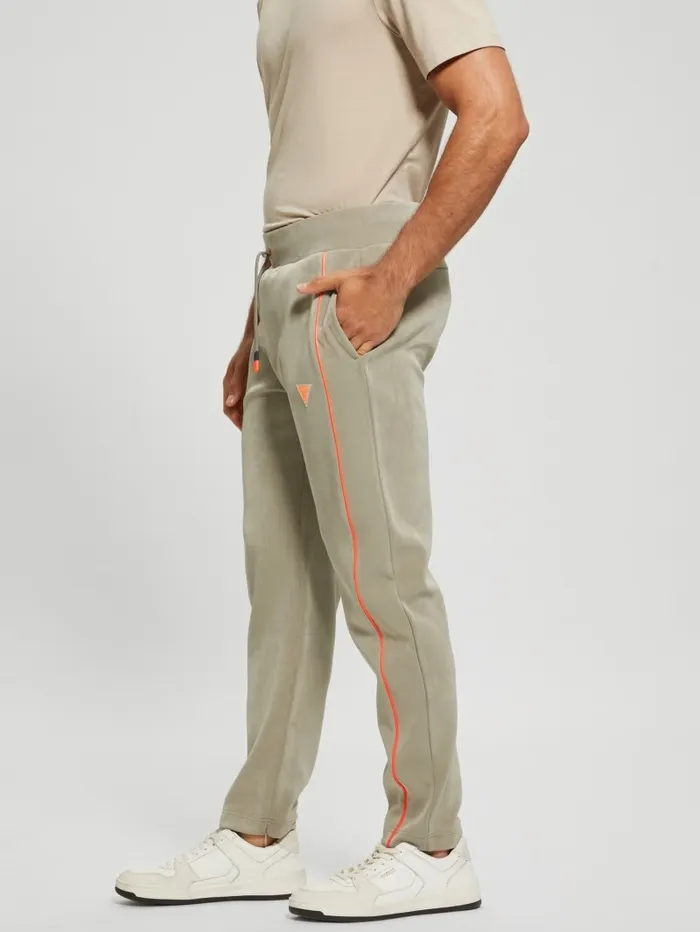 Randell FauxSuede Pants Mossy Green Pants and Shorts GUESS Men Randell FauxSuede Pants Mossy Green Pants and Shorts GUESS Men