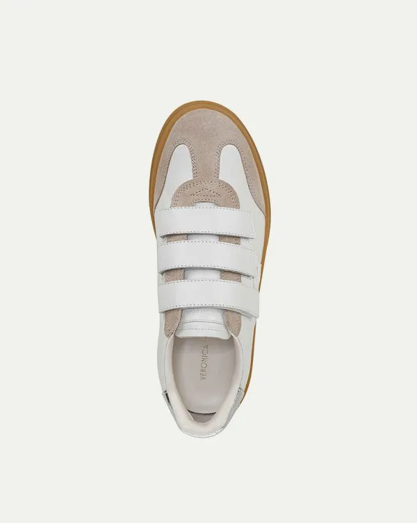 Reagan Velcro Sneaker Whiteandsilver Women Veronica Beard Shoes Reagan Velcro Sneaker Whiteandsilver Women Veronica Beard Shoes
