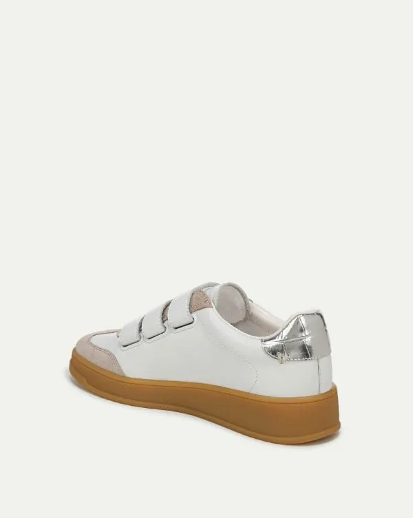 Reagan Velcro Sneaker Whiteandsilver Women Veronica Beard Shoes Reagan Velcro Sneaker Whiteandsilver Women Veronica Beard Shoes